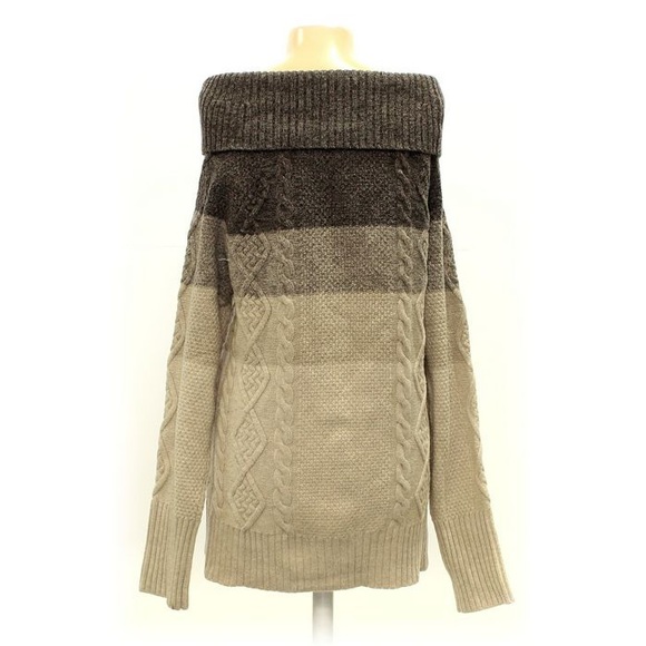 BCBGMAXARIA Off the Shoulders Wool Sweater - Picture 2 of 5